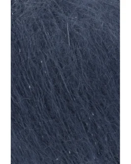 Mohair Luxe Lamé <br />10&nbsp;Silber – Stahl
