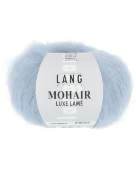 Mohair Luxe Lamé <br />20&nbsp;Silber – Azur