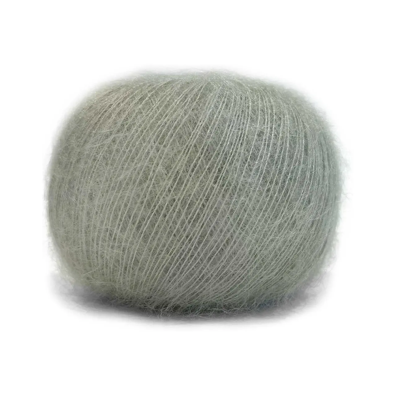 Mohair Bliss 837 Morning Dew von Pascuali. Entdecke die Eleganz und Leichtigkeit von Mohair Bliss – unseres hochwertigen Garns das aus einem edlen Mix von 60% Super Kid Mohair und 40% Maulbeerseide besteht. Mohair Bliss entfaltet seine Schönheit sowohl beim einfachen mehrfachen als auch als Beilauffaden um sinnliche federleichte und luftige Projekte zu gestalten.