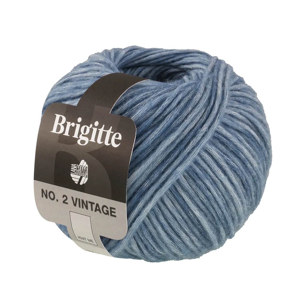 Brigitte No. 2 Vintage 206 Jeans Meliert von Lana Grossa. Soffilo mit Seide & Merinofasern mit dezentem Ton-in-Ton Druckeffekt