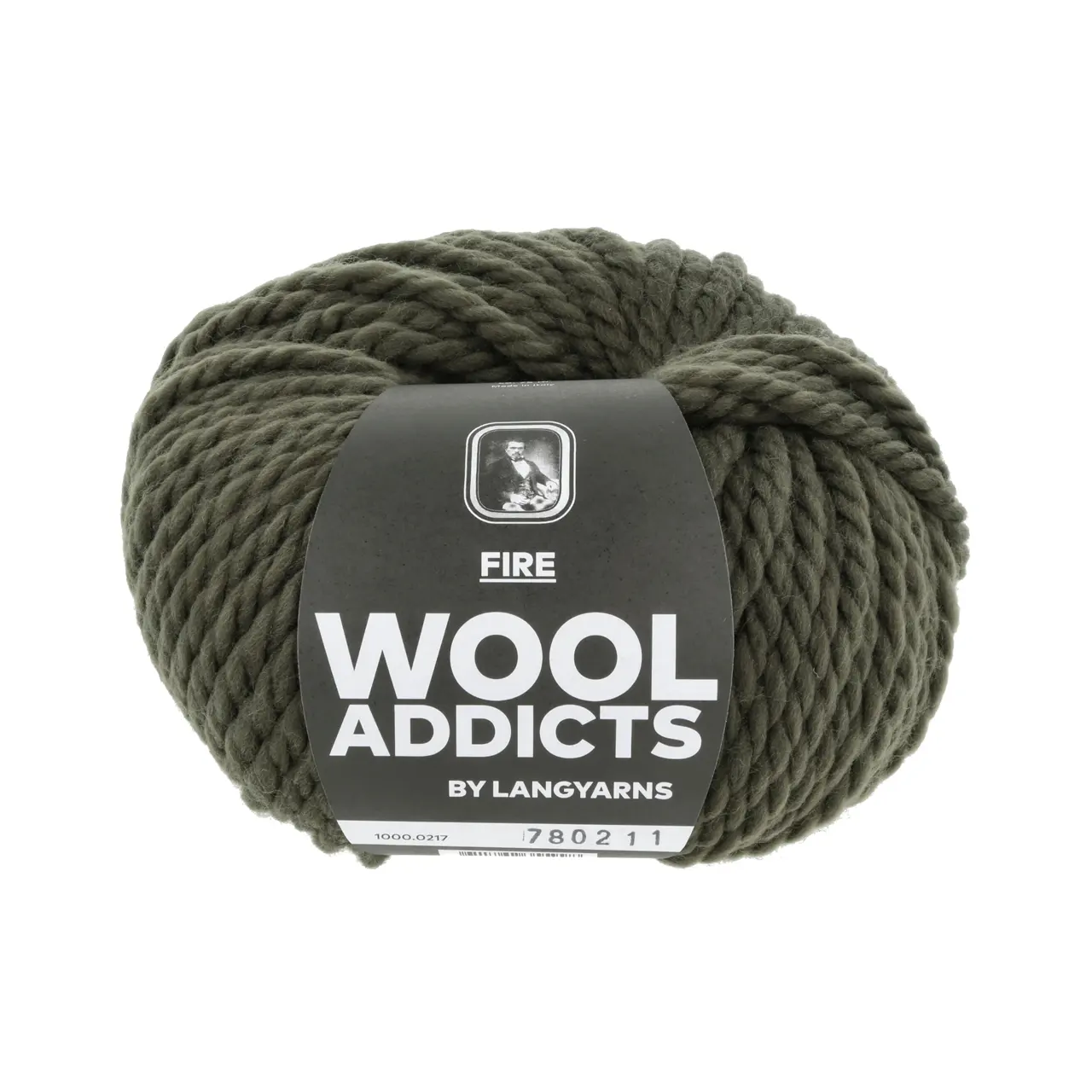 Fire 217 Fern von Lang Yarns. Super-chunky and extra-fine merino at its best. A super-soft yarn for big-knit looks.