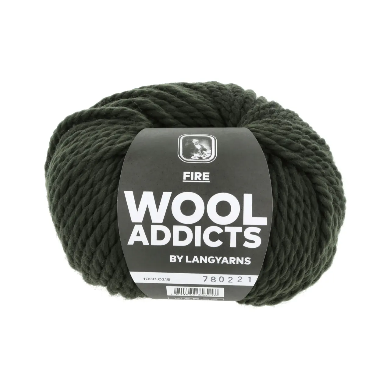 Fire 218 Pine von Lang Yarns. Super-chunky and extra-fine merino at its best. A super-soft yarn for big-knit looks.