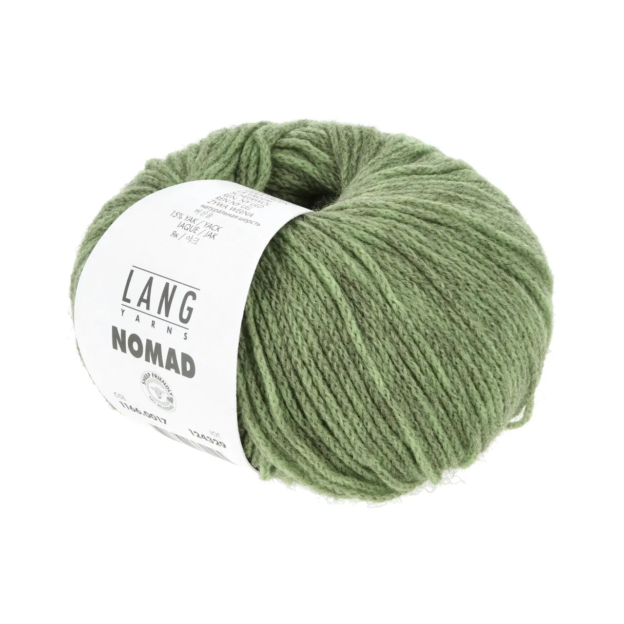 Nomad 17 Grün von Lang Yarns. Inspiriert durch die nomadischen Traditionen der Yak-Haltung sowie die mobile Natur und reiche Geschichte des Strickens und Häkelns verkörpert NOMAD den Geist von Bewegung und Kreativität. Genau wie Nomaden ihr Leben mit sich tragen können Sie als Strickerin und Häklerin NOMAD überallhin mitnehmen und zeitlose Stücke schaffen die von Tradition und Abenteuer erzählen.