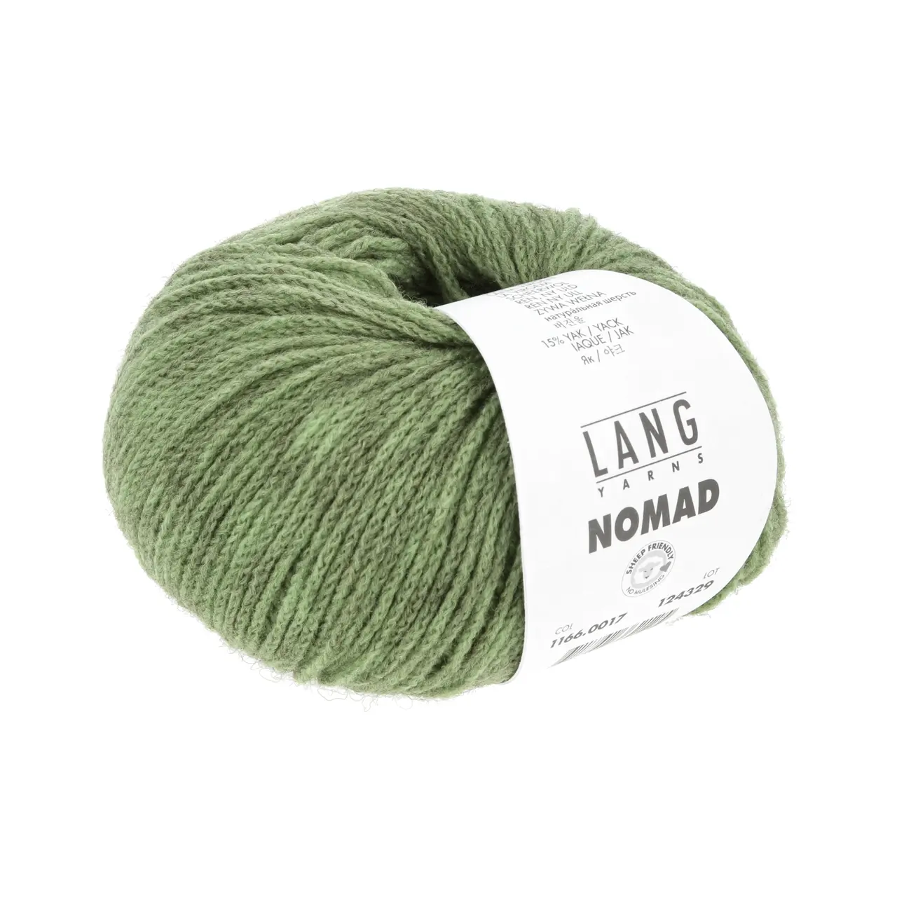 Nomad 17 Grün von Lang Yarns. Inspiriert durch die nomadischen Traditionen der Yak-Haltung sowie die mobile Natur und reiche Geschichte des Strickens und Häkelns verkörpert NOMAD den Geist von Bewegung und Kreativität. Genau wie Nomaden ihr Leben mit sich tragen können Sie als Strickerin und Häklerin NOMAD überallhin mitnehmen und zeitlose Stücke schaffen die von Tradition und Abenteuer erzählen.