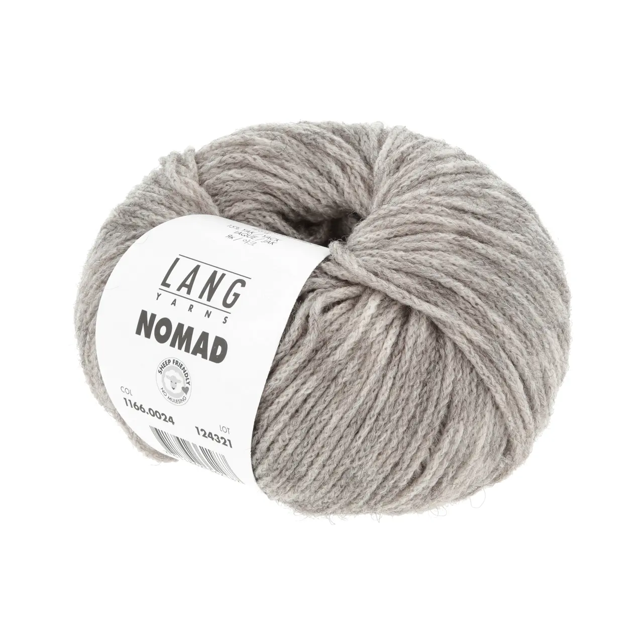 Nomad 24 Grau von Lang Yarns. Inspiriert durch die nomadischen Traditionen der Yak-Haltung sowie die mobile Natur und reiche Geschichte des Strickens und Häkelns verkörpert NOMAD den Geist von Bewegung und Kreativität. Genau wie Nomaden ihr Leben mit sich tragen können Sie als Strickerin und Häklerin NOMAD überallhin mitnehmen und zeitlose Stücke schaffen die von Tradition und Abenteuer erzählen.