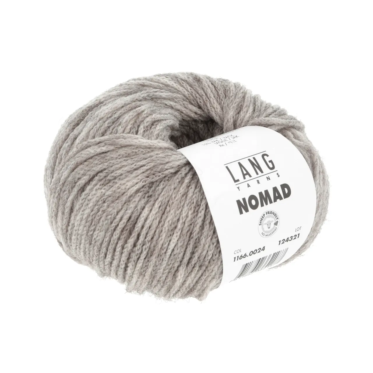 Nomad 24 Grau von Lang Yarns. Inspiriert durch die nomadischen Traditionen der Yak-Haltung sowie die mobile Natur und reiche Geschichte des Strickens und Häkelns verkörpert NOMAD den Geist von Bewegung und Kreativität. Genau wie Nomaden ihr Leben mit sich tragen können Sie als Strickerin und Häklerin NOMAD überallhin mitnehmen und zeitlose Stücke schaffen die von Tradition und Abenteuer erzählen.