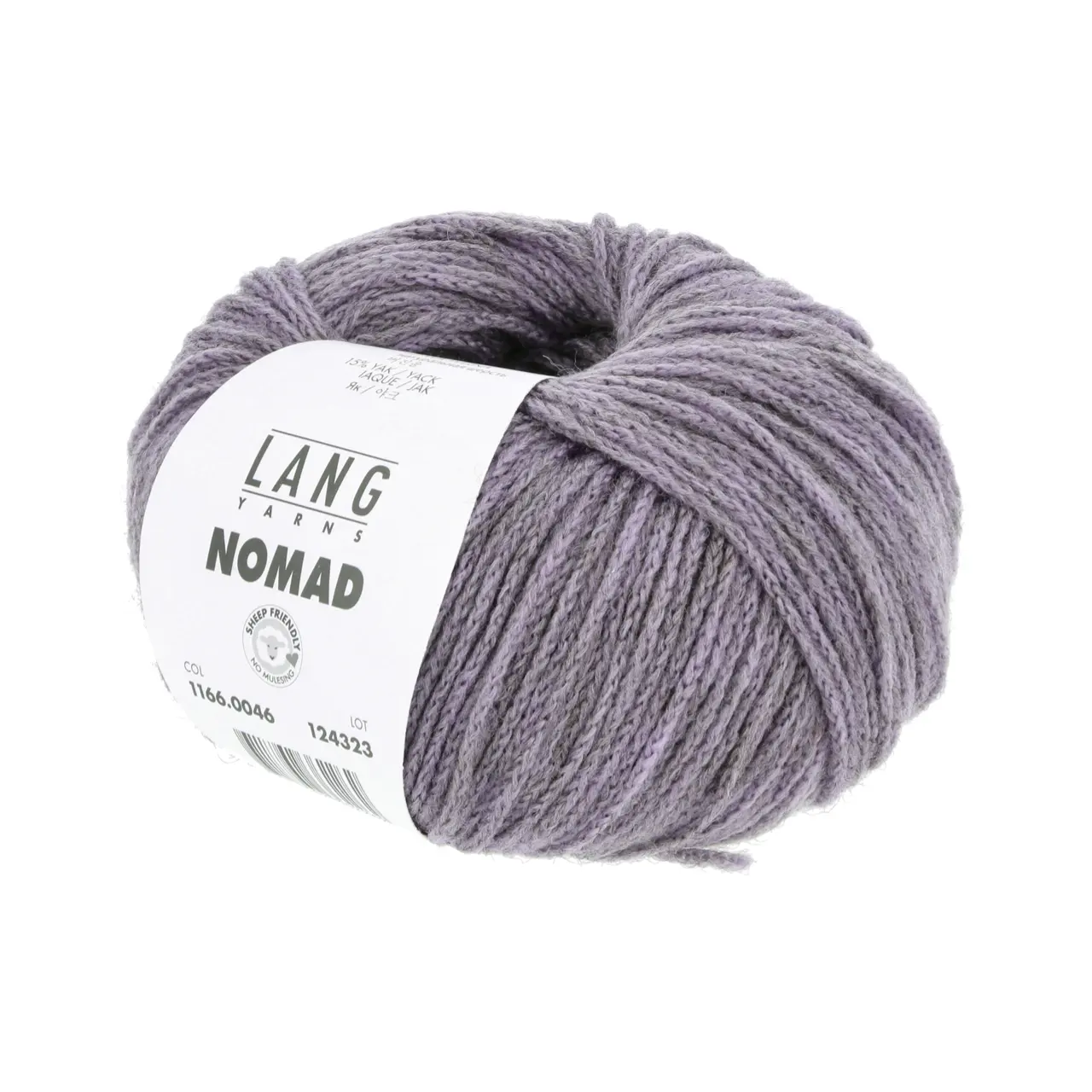 Nomad 46 Flieder von Lang Yarns. Inspiriert durch die nomadischen Traditionen der Yak-Haltung sowie die mobile Natur und reiche Geschichte des Strickens und Häkelns verkörpert NOMAD den Geist von Bewegung und Kreativität. Genau wie Nomaden ihr Leben mit sich tragen können Sie als Strickerin und Häklerin NOMAD überallhin mitnehmen und zeitlose Stücke schaffen die von Tradition und Abenteuer erzählen.
