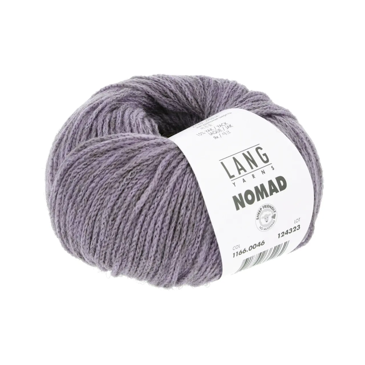 Nomad 46 Flieder von Lang Yarns. Inspiriert durch die nomadischen Traditionen der Yak-Haltung sowie die mobile Natur und reiche Geschichte des Strickens und Häkelns verkörpert NOMAD den Geist von Bewegung und Kreativität. Genau wie Nomaden ihr Leben mit sich tragen können Sie als Strickerin und Häklerin NOMAD überallhin mitnehmen und zeitlose Stücke schaffen die von Tradition und Abenteuer erzählen.
