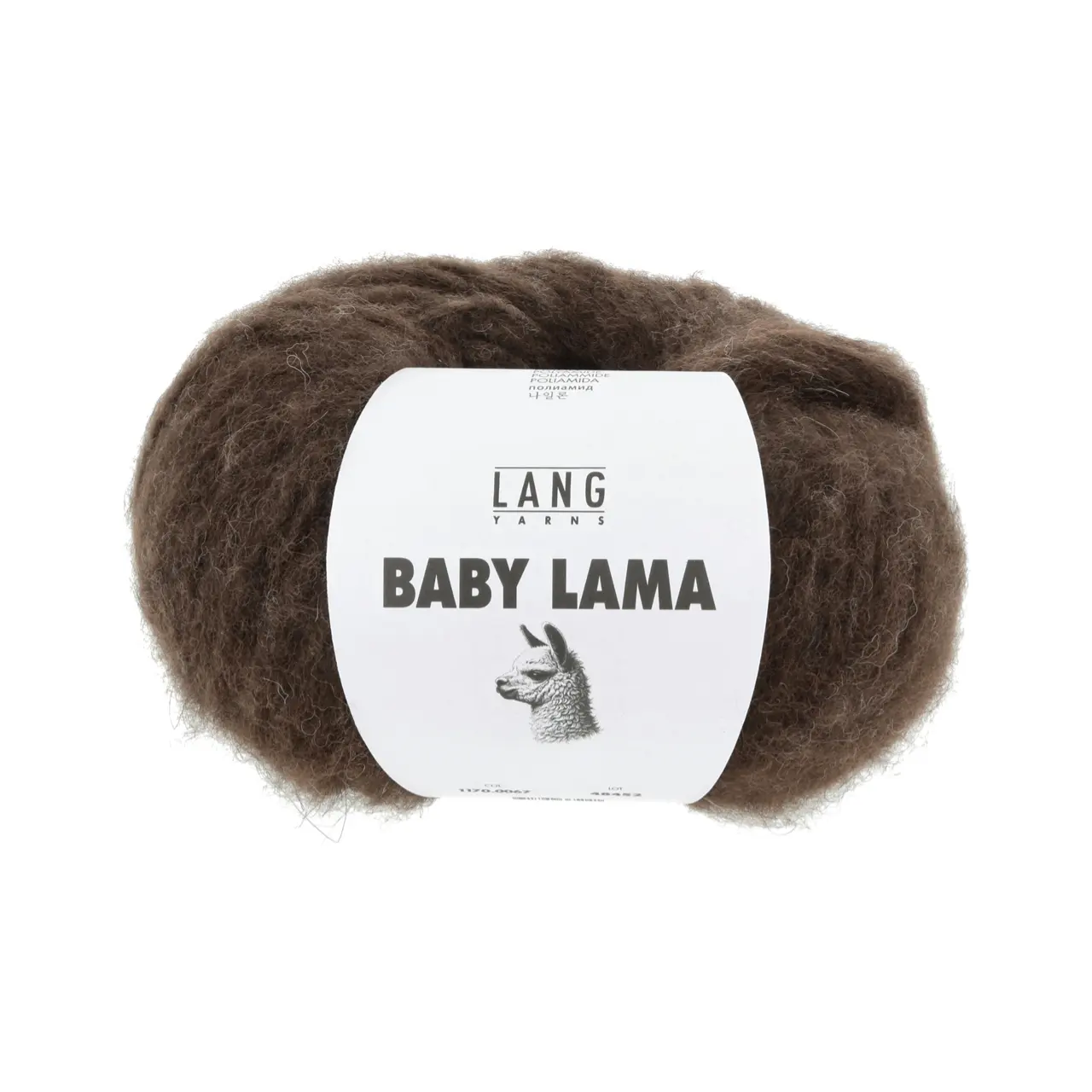 Baby Lama 67 Choco von Lang Yarns. Die butterweichen Fasern welche wir für BABY LAMA verwenden machen das Garn besonders sanft - selbst für Menschen mit empfindlicher Haut und Unverträglichkeiten. Verglichen mit anderen Edelfasern wie Alpaka oder Kaschmir kann Lama in seiner Langlebigkeit absolut mithalten und bietet zusätzlich noch außergewöhnliche Formstabilität. Mit seinem natürlichen Glanz verleiht BABY LAMA jedem Projekt eine dezente Eleganz während die hohlen und halbhohlen