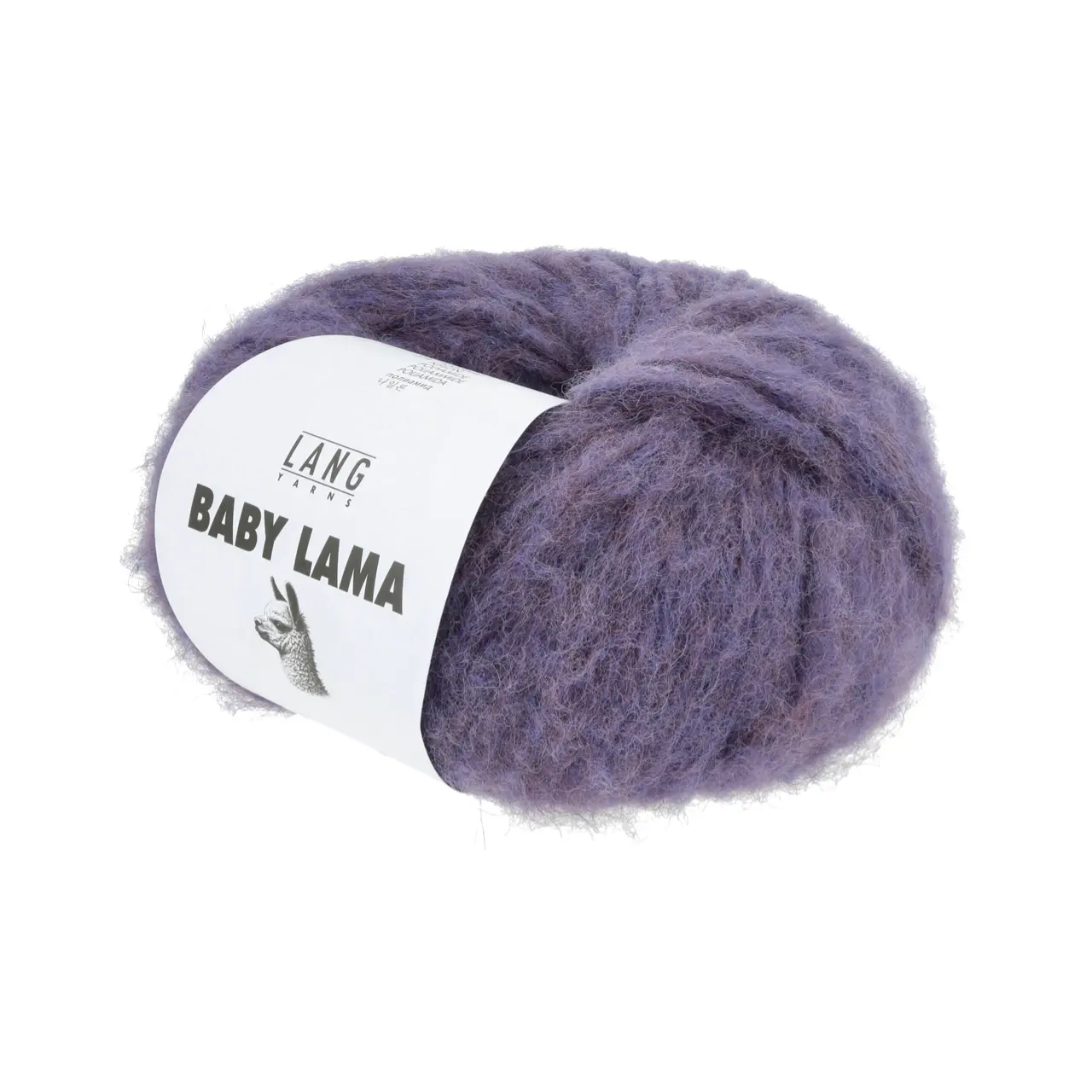 Baby Lama 90 Violett von Lang Yarns. Die butterweichen Fasern welche wir für BABY LAMA verwenden machen das Garn besonders sanft - selbst für Menschen mit empfindlicher Haut und Unverträglichkeiten. Verglichen mit anderen Edelfasern wie Alpaka oder Kaschmir kann Lama in seiner Langlebigkeit absolut mithalten und bietet zusätzlich noch außergewöhnliche Formstabilität. Mit seinem natürlichen Glanz verleiht BABY LAMA jedem Projekt eine dezente Eleganz während die hohlen und halbhohlen