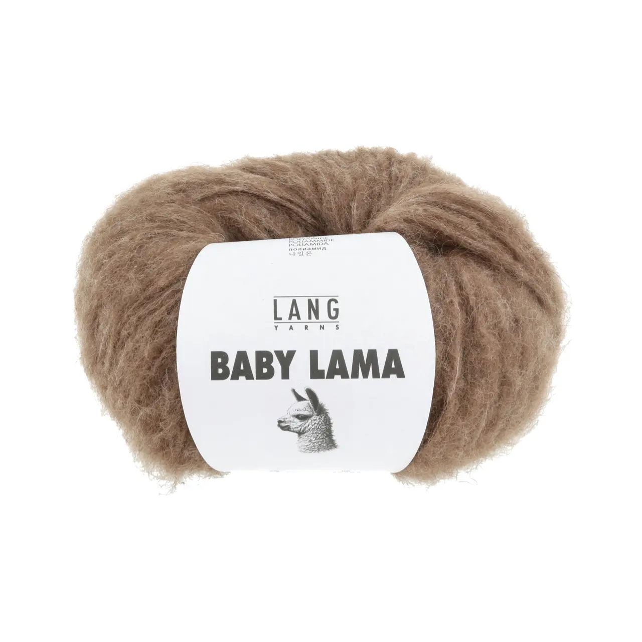 Baby Lama 196 Hellbraun von Lang Yarns. Die butterweichen Fasern welche wir für BABY LAMA verwenden machen das Garn besonders sanft - selbst für Menschen mit empfindlicher Haut und Unverträglichkeiten. Verglichen mit anderen Edelfasern wie Alpaka oder Kaschmir kann Lama in seiner Langlebigkeit absolut mithalten und bietet zusätzlich noch außergewöhnliche Formstabilität. Mit seinem natürlichen Glanz verleiht BABY LAMA jedem Projekt eine dezente Eleganz während die hohlen und halbhohlen