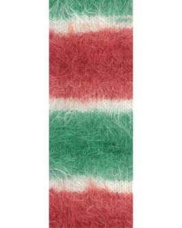 Basta Mista Christmas Edition <br/>799&nbsp;Grün/<wbr>Weiß/<wbr>Rot Unterschiedlich Gestreift