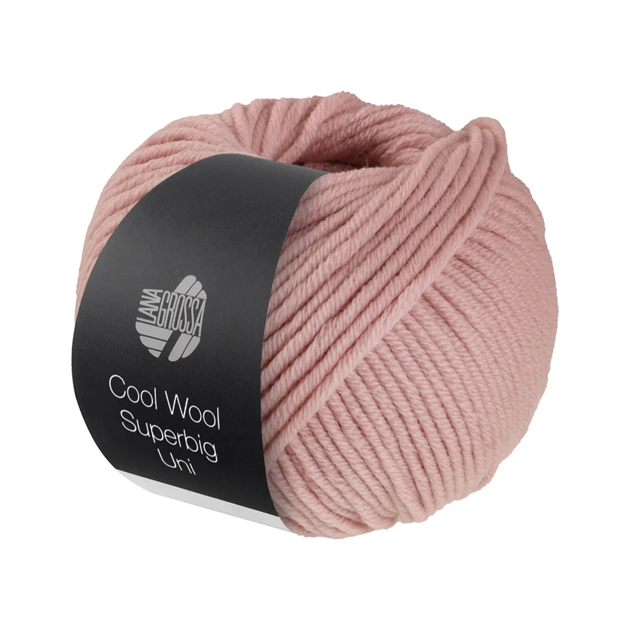 Cool Wool Superbig Uni 2 Altrosa von Lana Grossa. Pure extrafeine Merinowolle waschmaschinenfest und filzfrei