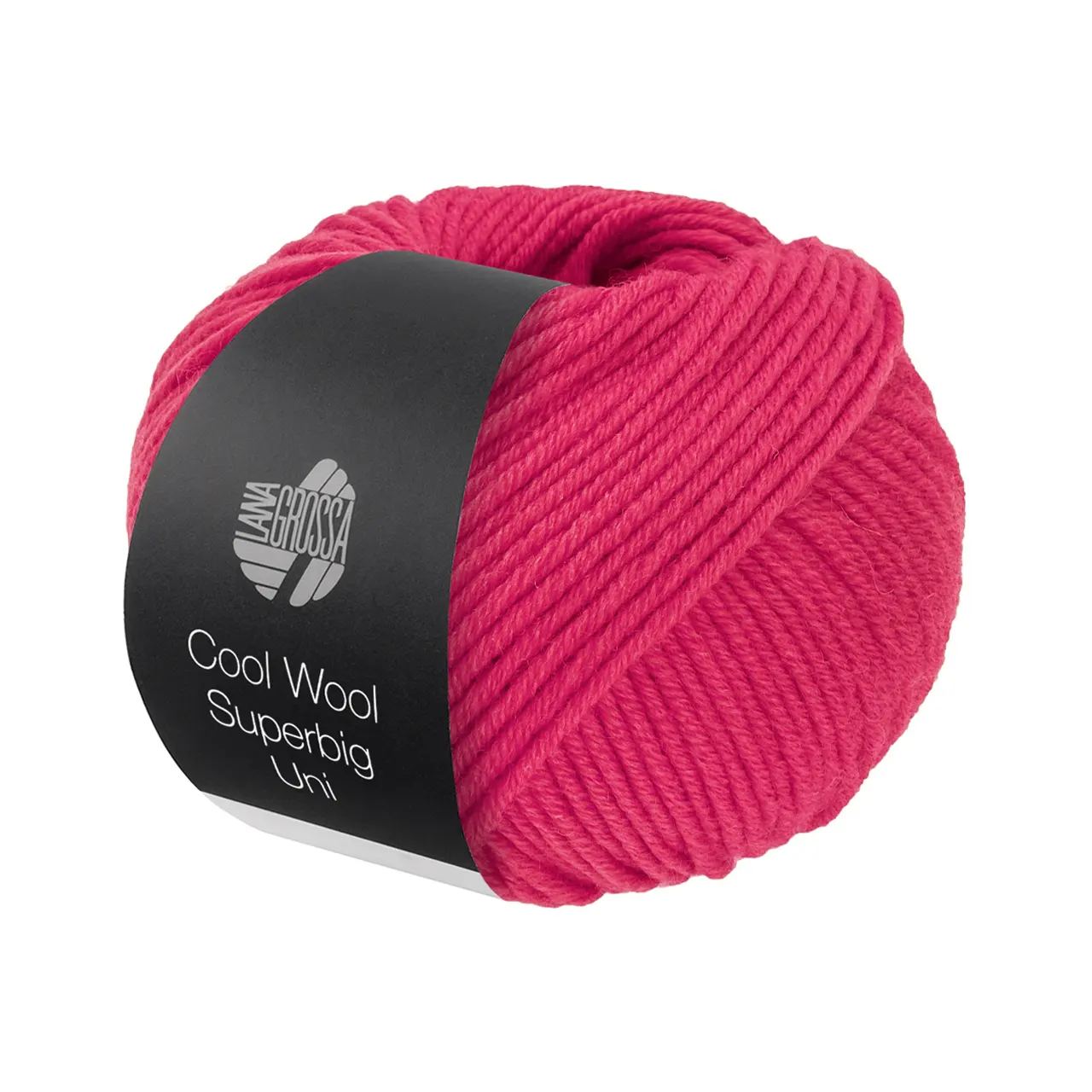 Cool Wool Superbig Uni 4 Pink von Lana Grossa. Pure extrafeine Merinowolle waschmaschinenfest und filzfrei
