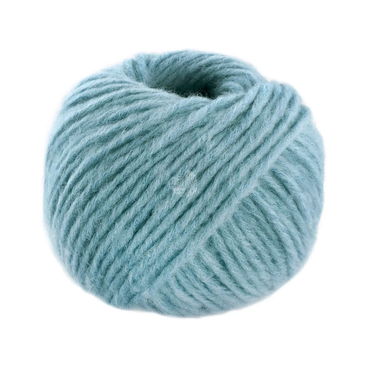 Ecopuno Chunky 151 Graublau von Lana Grossa. Superleichtes flauschiges Effektgarn mit Baby Alpaka