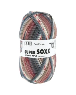 Super Soxx Color 4-Fach <br/>544&nbsp;Braun/<wbr>Dublau 1149 Chocolate Ca