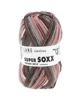 Super Soxx Color 4-Fach <br/>545&nbsp;Lachs/<wbr>Braun 1149 Black Forest