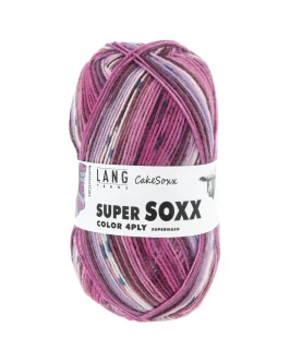 Super Soxx Color 4-Fach <br/>546&nbsp;Fuchsia/<wbr>Lila 1149 Red Velvet C