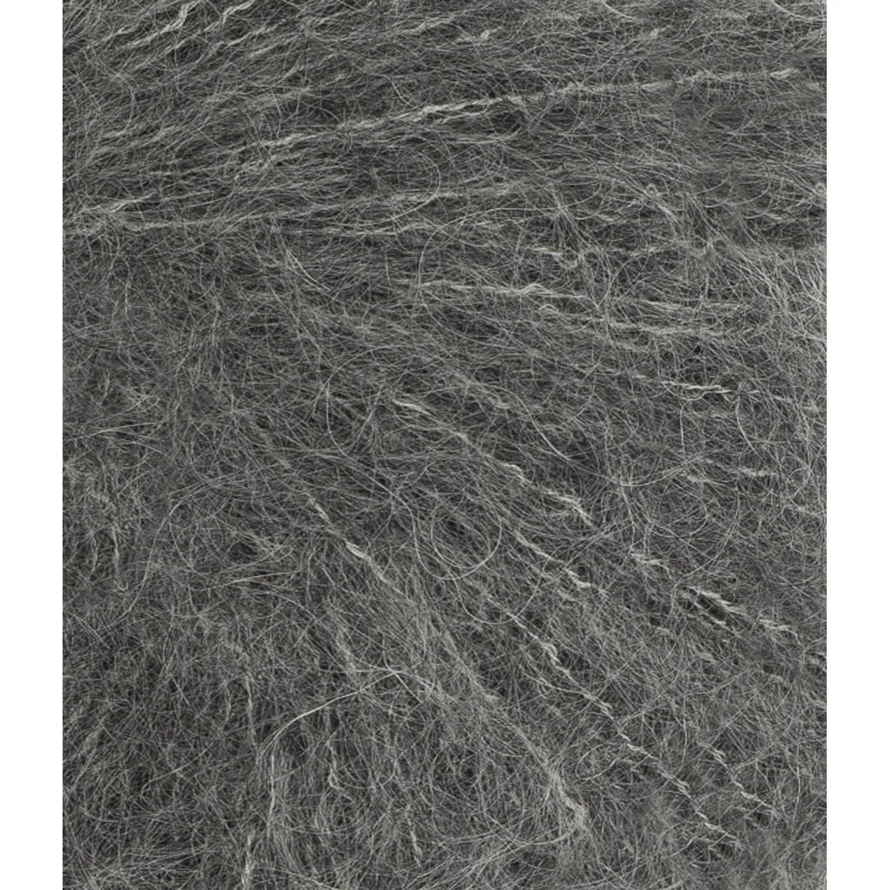 Ballerina Chunky Mohair 1053 Mørk Gråmelert von Sandnes Garn. Wunderschön weich und flauschig wie eine Wolke.