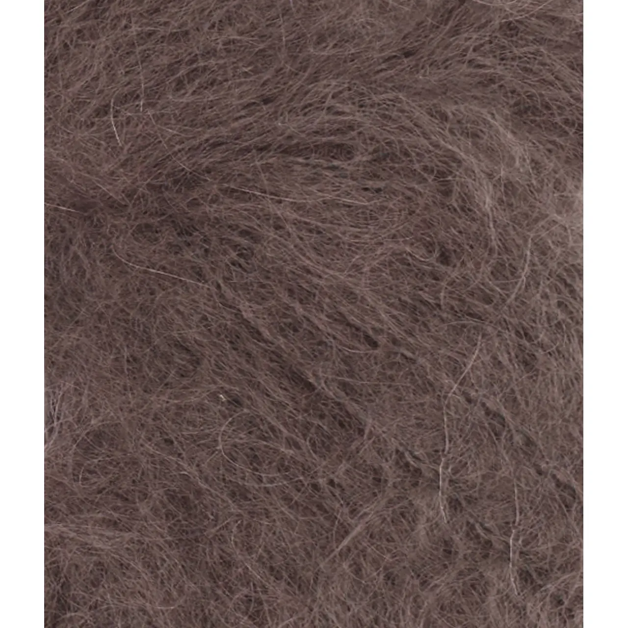 Ballerina Chunky Mohair 3880 Mørk Sjokolade von Sandnes Garn. Wunderschön weich und flauschig wie eine Wolke.