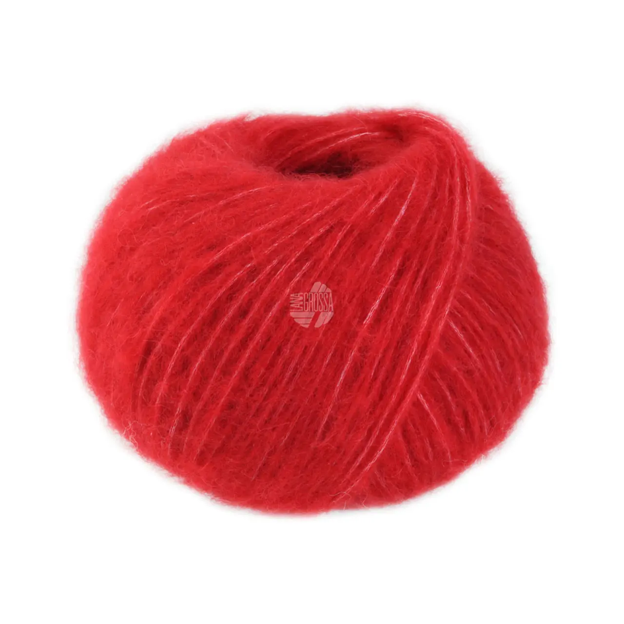 Alpaca Air II 9 Rot von Lana Grossa. Leichtes Alpaka-Schlauchgarn mit Baumwollanteil