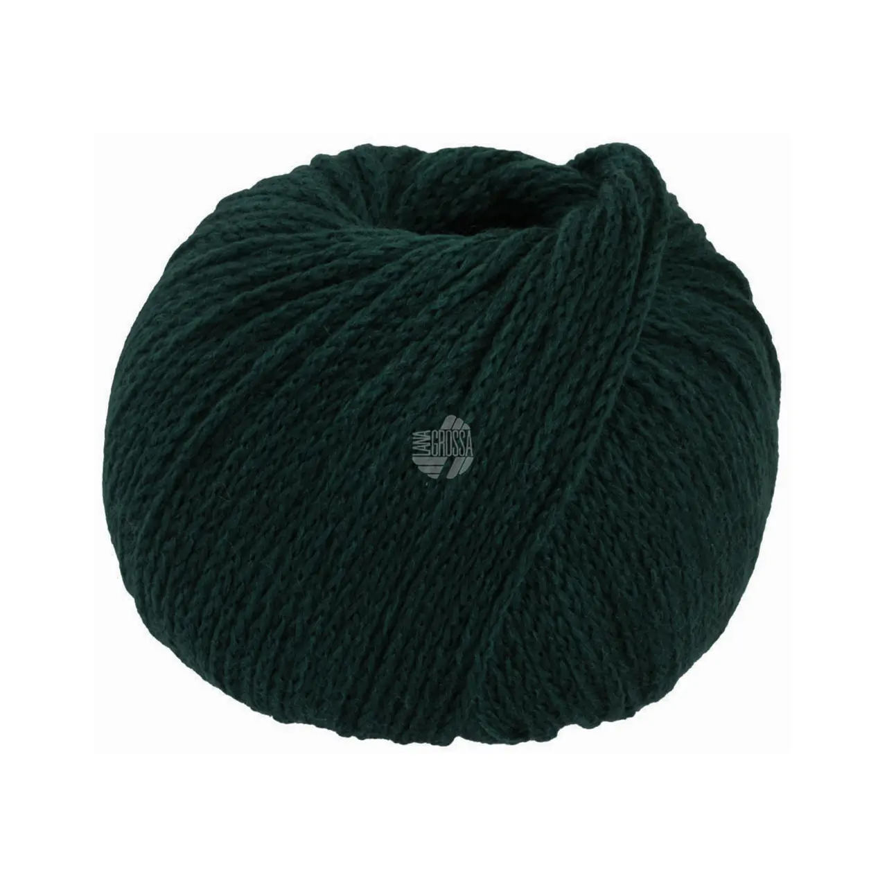 Cool Merino 38 Tannengrün von Lana Grossa. Leichtes Kettengarn aus klassischer Merinowolle