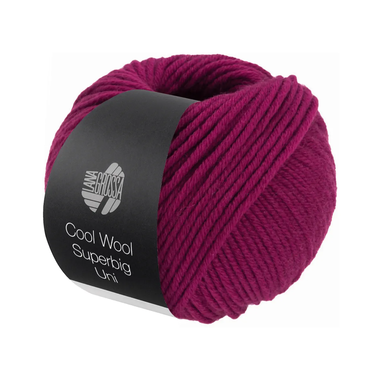 Cool Wool Superbig Uni 5 Zyklam von Lana Grossa. Pure extrafeine Merinowolle waschmaschinenfest und filzfrei