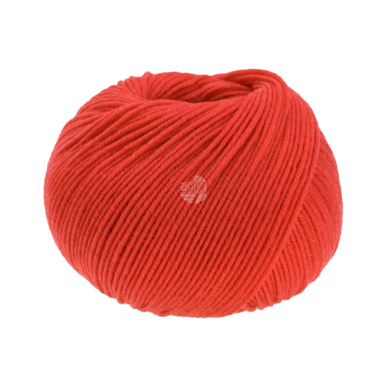 Cool Wool Uni 2117 Koralle von Lana Grossa. Extrafeine Merinowolle waschmaschinenfest und filzfrei