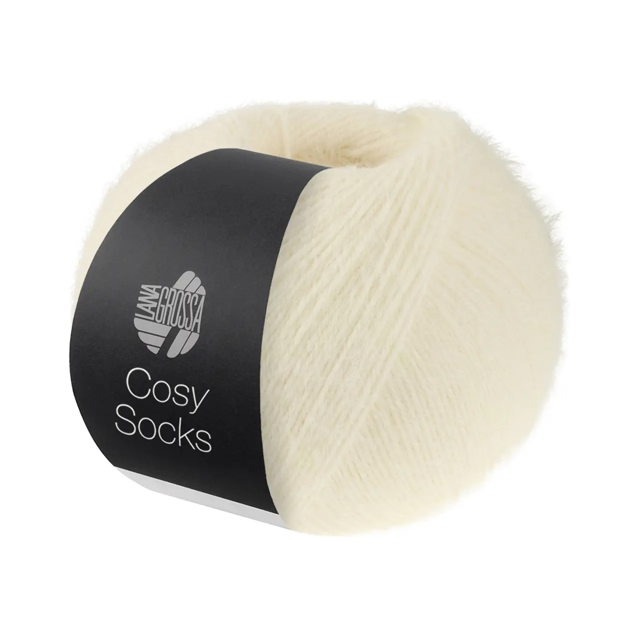 Cosy Socks 10 Weiß von Lana Grossa.