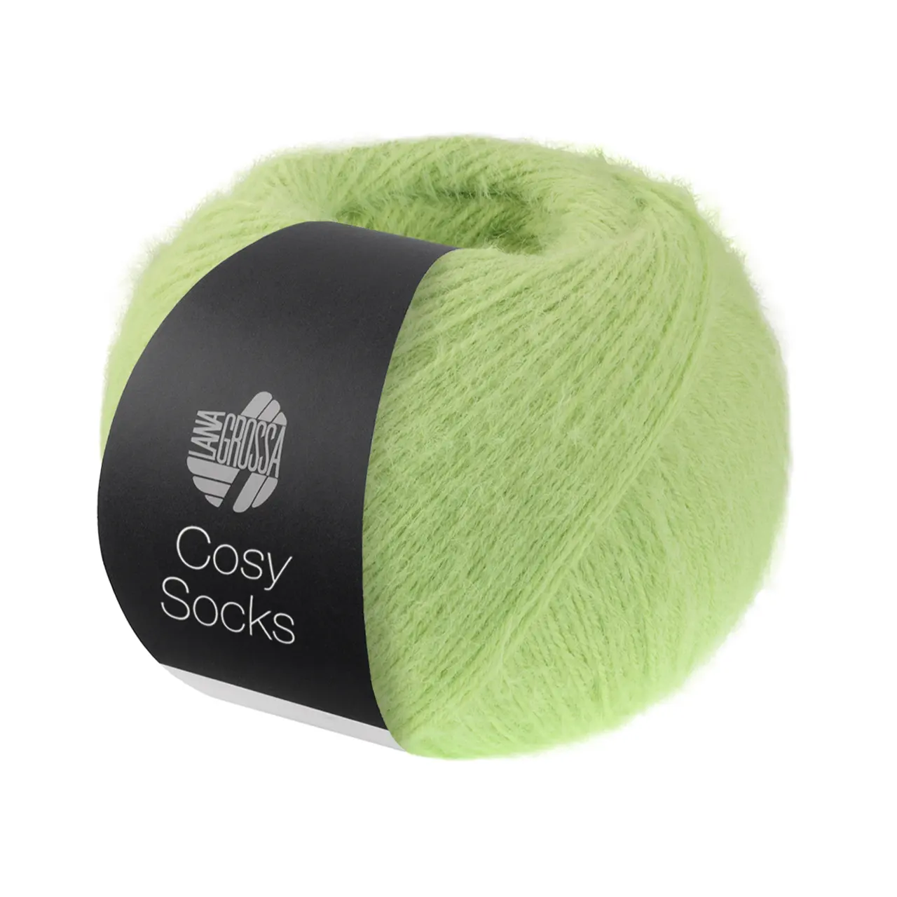 Cosy Socks 5 Zartgrün von Lana Grossa.