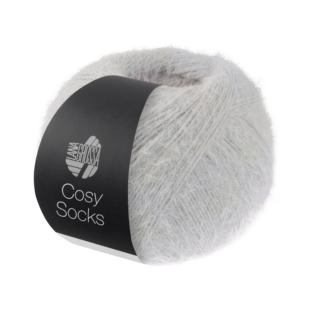 Cosy Socks 8 Hellgrau von Lana Grossa.