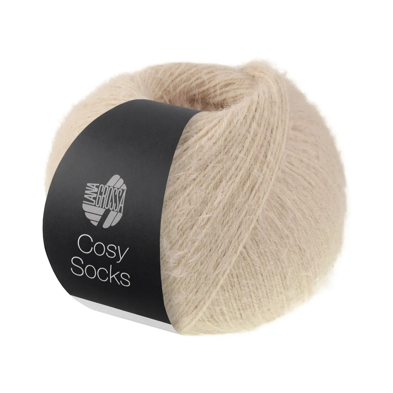 Cosy Socks 9 Beige von Lana Grossa.
