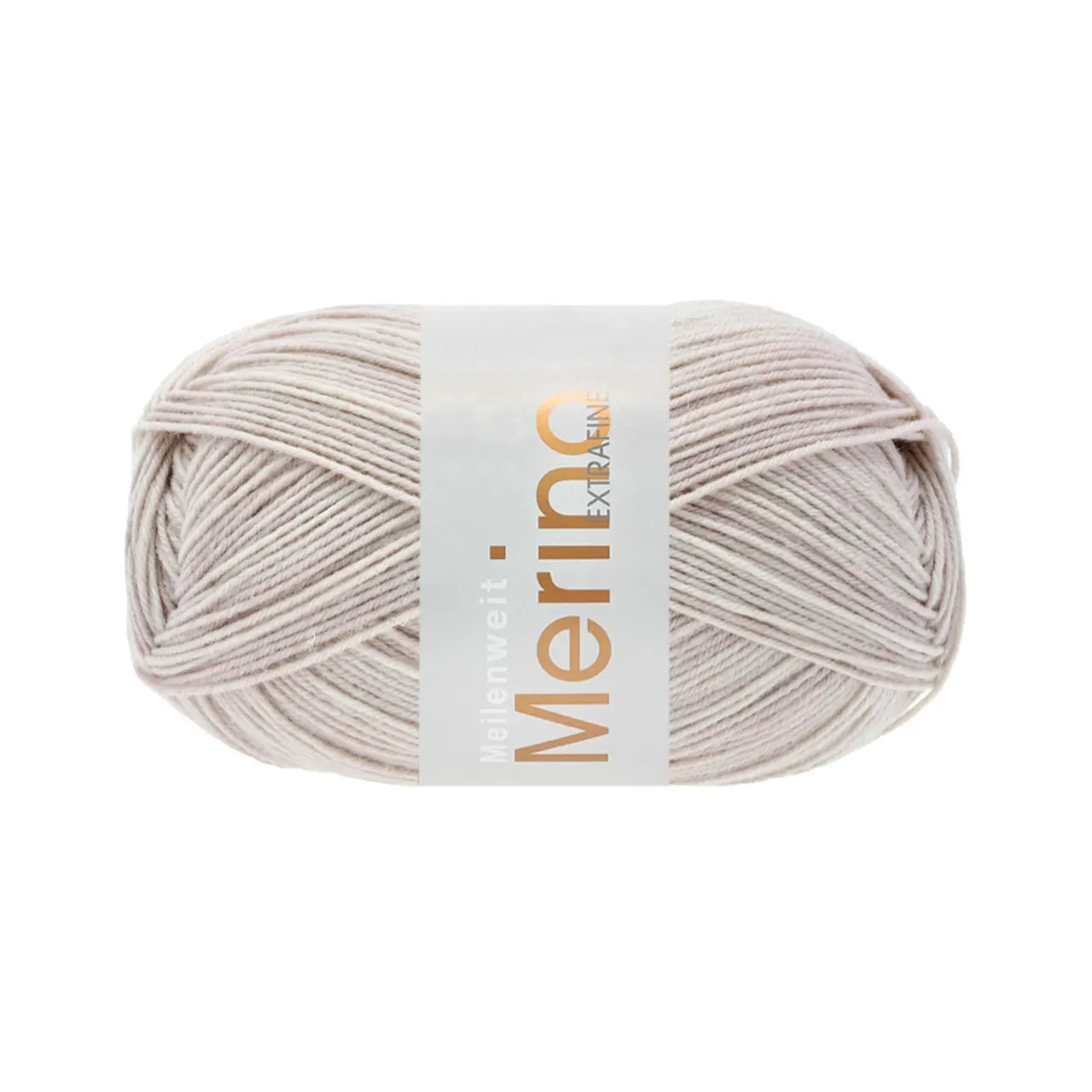 Meilenweit 100 Merino Extrafine Uni 2462 Lichtgrau von Lana Grossa. Hochwertiges Sockengarn aus extrafeiner Merino-Wolle waschmaschinenfest