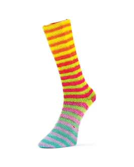 Paint Socks 6-Fach <br  />7&nbsp;Gelb/<wbr>Orange/<wbr>Rot/<wbr>Lila/<wbr>Türkis