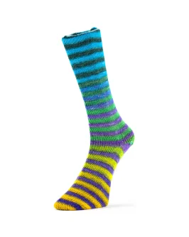 Paint Socks 6-Fach <br  />8&nbsp;Blau/<wbr>Grün/<wbr>Violett/<wbr>Gelb