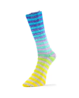 Paint Socks 6-Fach <br />10&nbsp;Türkis/<wbr>Violett/<wbr>Grün/<wbr>Lila/<wbr>Gelb
