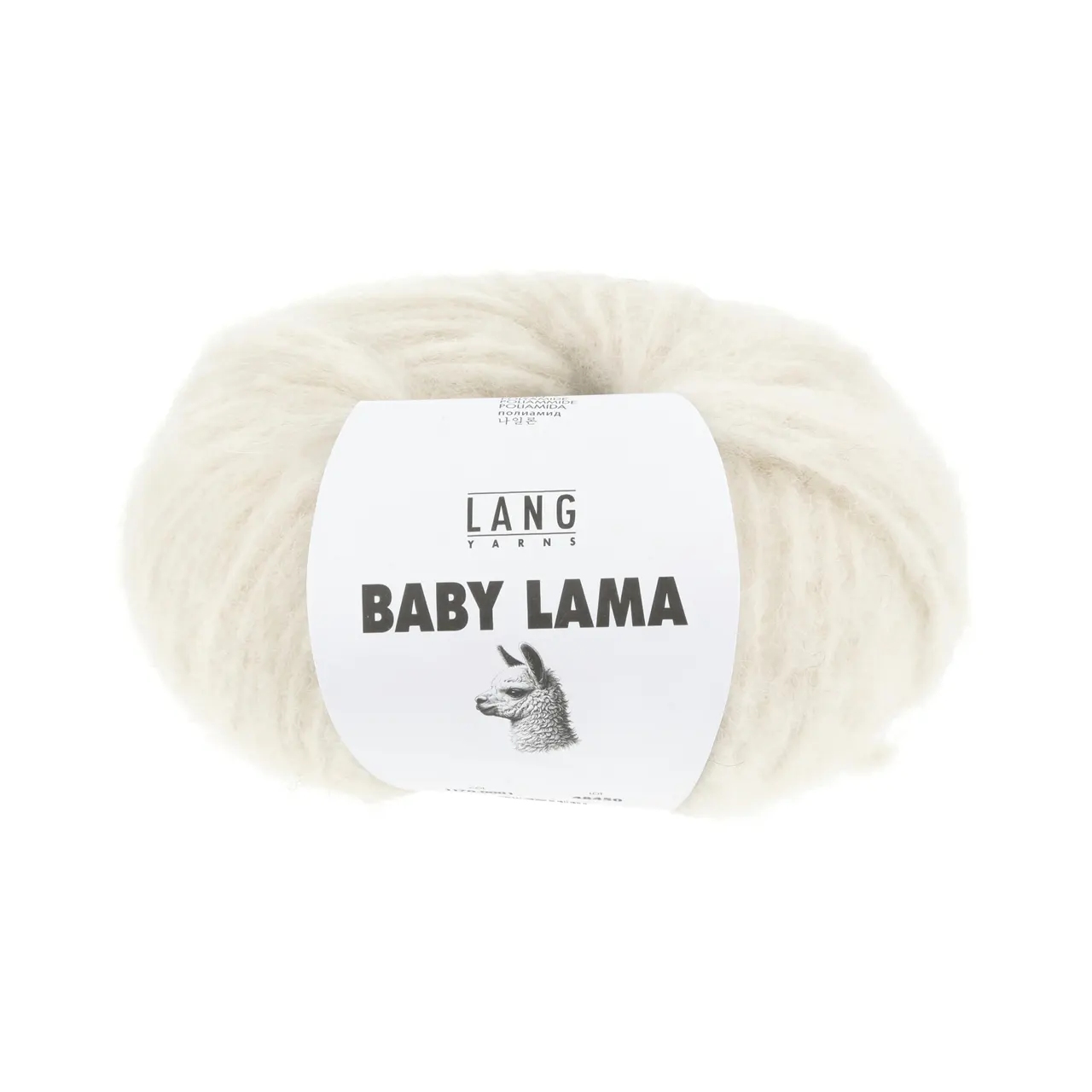 Baby Lama 1 Weiss von Lang Yarns. Die butterweichen Fasern welche wir für BABY LAMA verwenden machen das Garn besonders sanft - selbst für Menschen mit empfindlicher Haut und Unverträglichkeiten. Verglichen mit anderen Edelfasern wie Alpaka oder Kaschmir kann Lama in seiner Langlebigkeit absolut mithalten und bietet zusätzlich noch außergewöhnliche Formstabilität. Mit seinem natürlichen Glanz verleiht BABY LAMA jedem Projekt eine dezente Eleganz während die hohlen und halbhohlen
