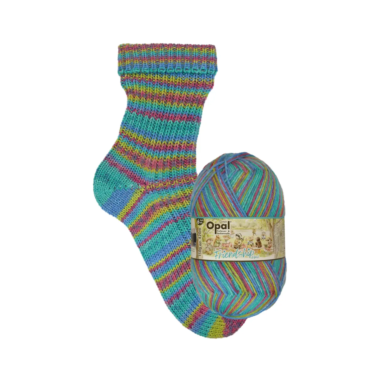 Opal Friendship 6-fach - Wir gehören zusammen 11566 Kochlöffelerlebnisse von Opal. Mehr als nur ein Sockengarn