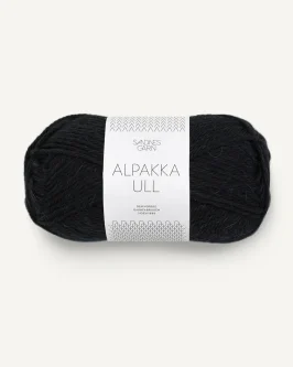 Alpakka Ull <br>1099&nbsp;Sort