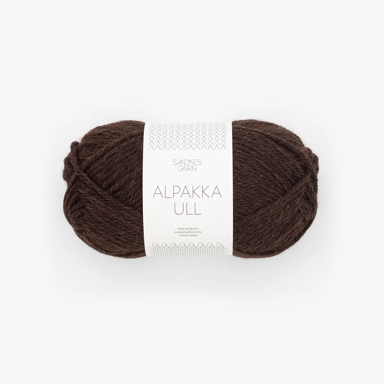 Alpakka Ull 3581 Kaffe von Sandnes Garn. Leicht wie Wolle und warm wie Alpaka.