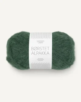 Børstet Alpakka <br>8581&nbsp;Dyp Skoggrønn