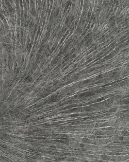 Tynn Silk Mohair <br>1053&nbsp;Mørk Gråmelert
