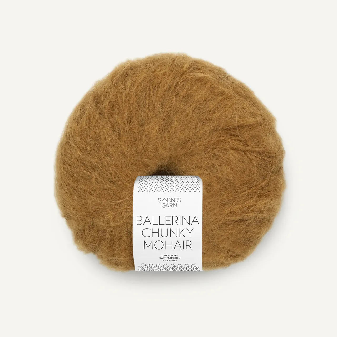 Ballerina Chunky Mohair 2152 Vintage Gold von Sandnes Garn. Wunderschön weich und flauschig wie eine Wolke.