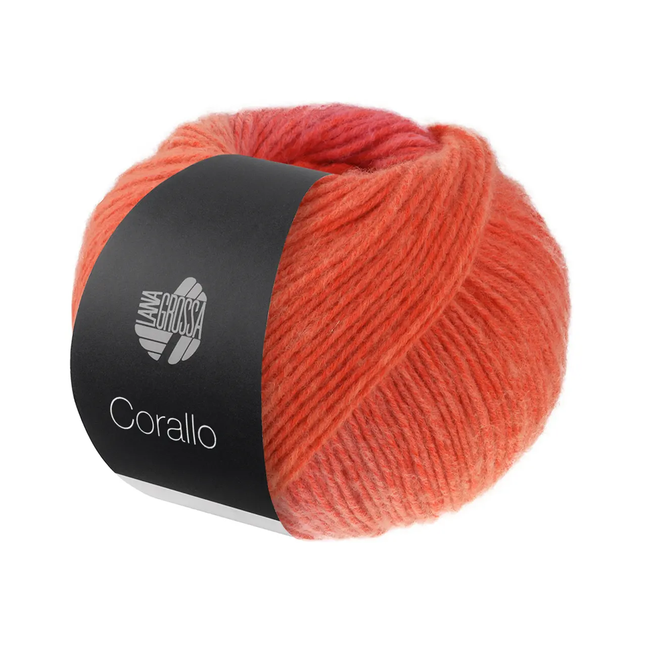 Corallo 2 Himbeer/Rot von Lana Grossa. Ein modernes Effektgarn bei dem ein stabiles und zugleich weiches Baumwollnetz mit feinen Merinofasern gefüllt ist. Besonders geeignet für Pullover Cardigans Tücher und leichte Accessoires.
