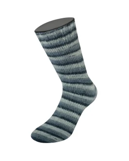 Cosy Socks Soft Stripes <br/>104&nbsp;Anthrazit/<wbr>Dunkel-/<wbr>Maus-/<wbr>Hellgrau