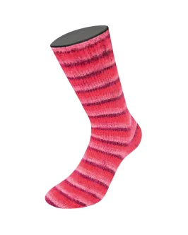 Cosy Socks Soft Stripes <br/>105&nbsp;Bordeaux/<wbr>Rosa/<wbr>Himbeer/<wbr>Pink