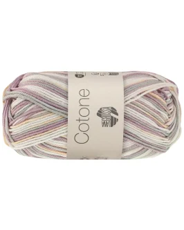 Cotone Print <br/>369&nbsp;Weiß/<wbr>Pfirsich/<wbr>Flieder/<wbr>Grau
