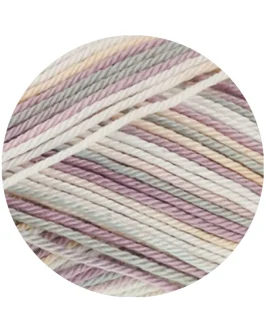 Cotone Print <br/>369&nbsp;Weiß/<wbr>Pfirsich/<wbr>Flieder/<wbr>Grau