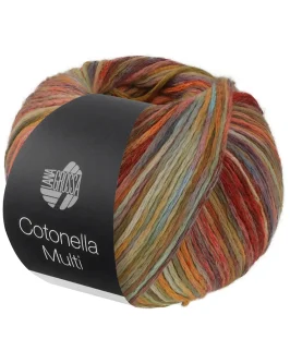 Cotonella Multi <br/>109 Rot/<wbr>Mint/<wbr>Orange/<wbr>Hellblau/<wbr>Gelb Bunt