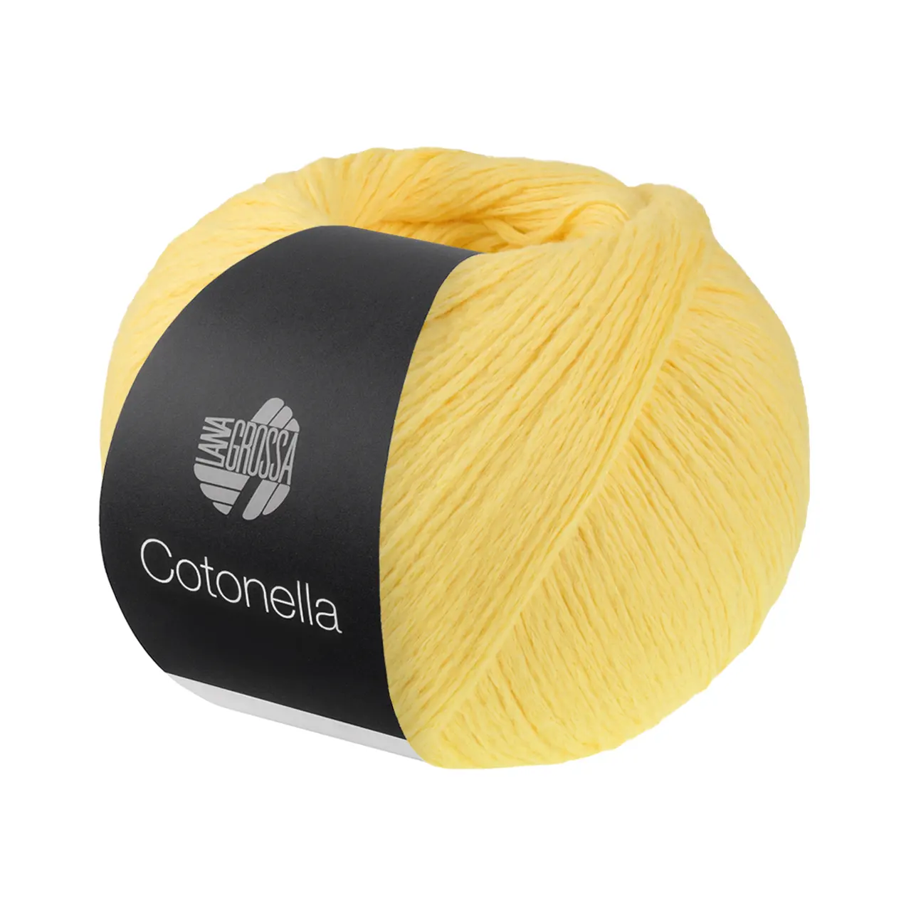 Cotonella Uni 205 Gelb von Lana Grossa. Weiches Kettengarn aus unmercerisierter Pima Baumwolle
